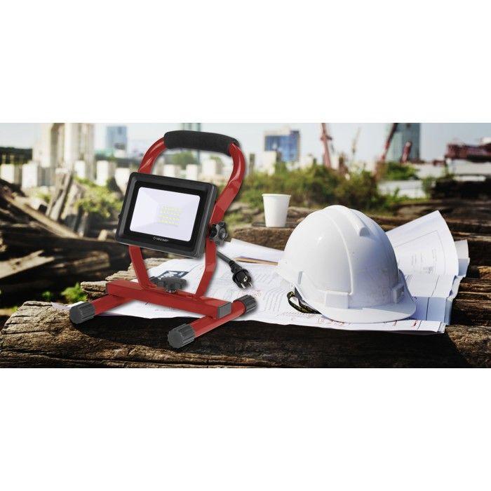 Lampe De Travail - VELAMP - LIGHT PAD - 20W - 1600 Lumens - IP65 - Noir