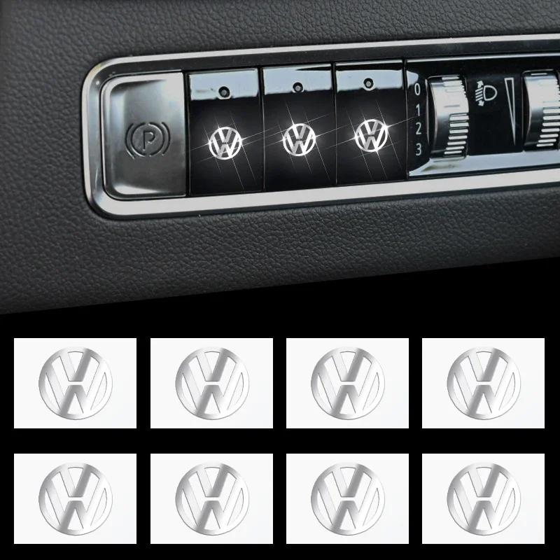 VW Für Volkswagen Auto Logo Metallaufkleber Dekoratives Emblem Für Volkswagen GOLF 5 Tiguan Polo Golf 6 Golf 7 Jetta Magotan Bora Scir