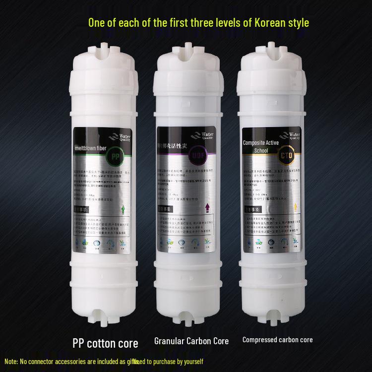 Universal Korean-Style Quick Connect Ultrafiltration Water Purifier Filter Cartridge Set
