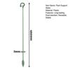 10Pcs Plant Support Stakes with Clips Amaryllis Plant Cage Support Garden Single Stem Flower Support Stake for Tomato Orchid Lily Peony Rose