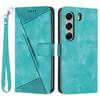 Leather Case for TECNO Camon 40 Pro 4G Imprinted Triangle Phone Cover