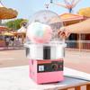 Electric Cotton Candy Machine, 1000W Electric Floss Maker With Cover, Commercial Cotton Candy Machine w/Stainless Steel Bowl & Sugar Scoop, Ideal for