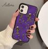 Straszna Czaszka Śmieszny Taniec Szkielet Etui na Telefon dla iPhone 11 12 13 14 Pro Max mini XR XS SE 2020 6S 7 8 Plus Samsung S21 S22 Pokrowiec