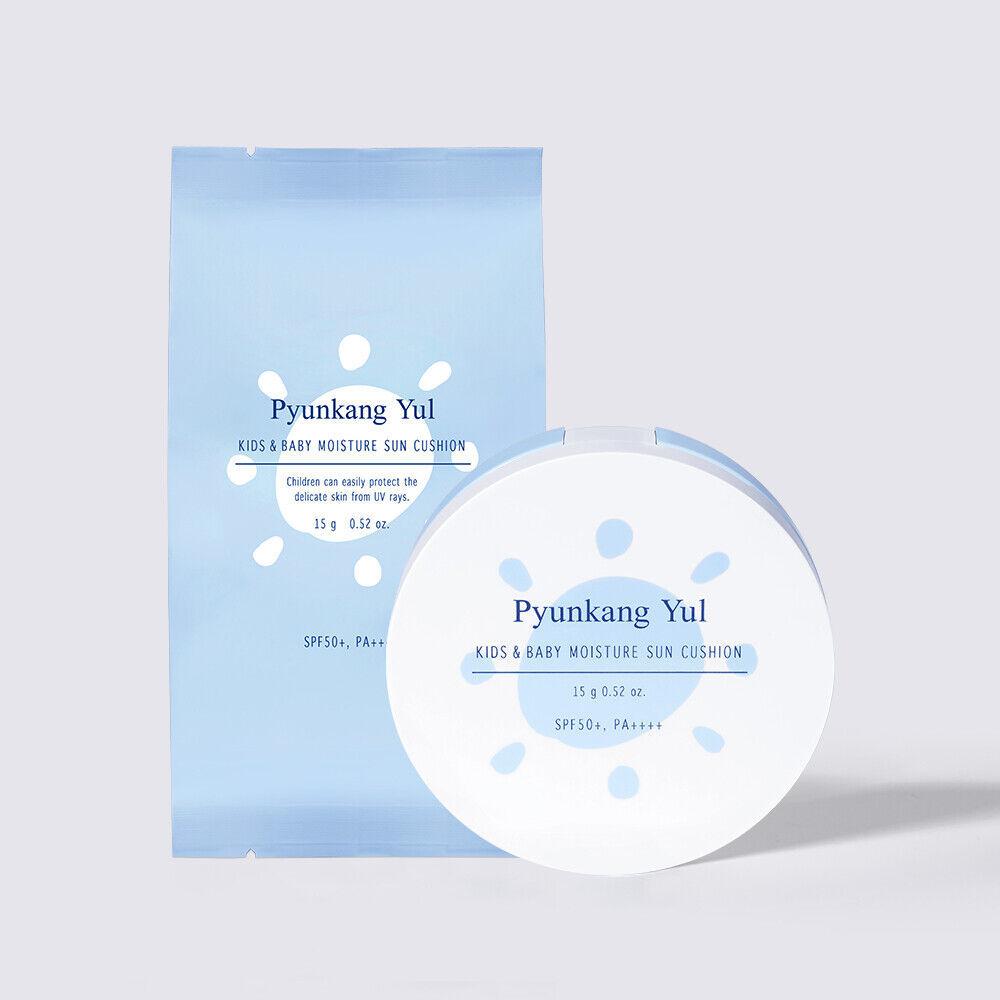 Pyunkang Yul Kids & Baby Sun Care SPF50+ PA++++, Sun Cream 75mlx2EA/ Moisture Sun Cream 150ml/ Sun Cushion 15g/ Sun Stick 15g