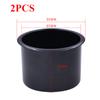 2PCS ABS plastový černý multifunkční držák na poháry do interiéru auta pro Sofa Boat RV Couch Car