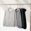 Loose and Versatile American Sweatshirt Large Version Off-shoulder Cardigan Lazy Top Trendy Jacket Thin Sweatshirt Zipper Men and Women