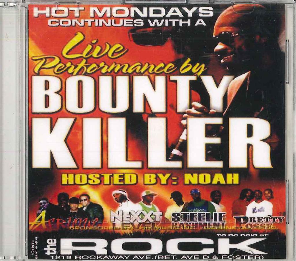 CD BOUNTY KILLER - Live At The Rock NONE TUFF RIDE Japan Reggae, Ska & Dub Used