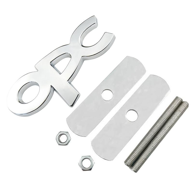 3D Chrome OPC Metal Front Grille Emblem Badge Sticker Accessories Decals For Opel Zafira Astra Vectra Car Styling