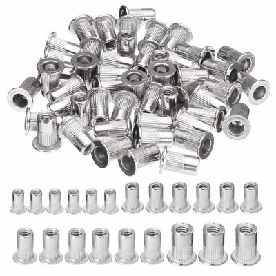 200 Stück neue M3/M4/M5/M6 Nietmuttern Blindgewindemuttern Nietmuttern Edelstahl