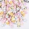 10 Pcs New Cartoon Bright Surface Ice Penetration  Ice Cream Resin  Flatback Jewelry Making Manicure Hairwear Accessories A30