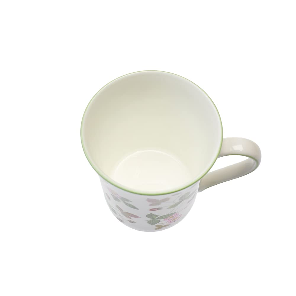 Wedgwood Wild Strawberry Casual 300ml Mug, Green, [Used]