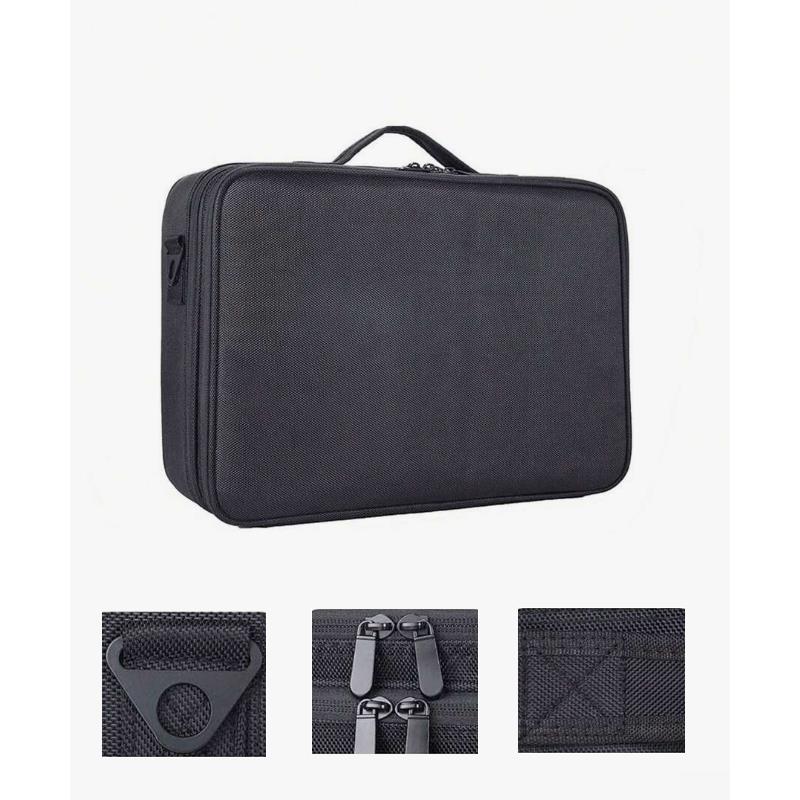 Cosmetic Organizer Case Roomy Cosmetic Bag with Compartments