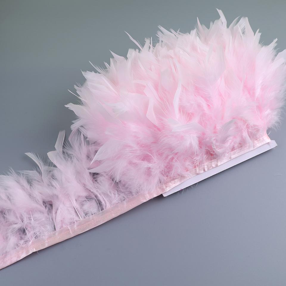 Feather10-15cm Marabou Feathers Trim DIY Wedding Turkey Feather Ribbon Crafts Sewing Clothing Party Plume Handmade Home Decor