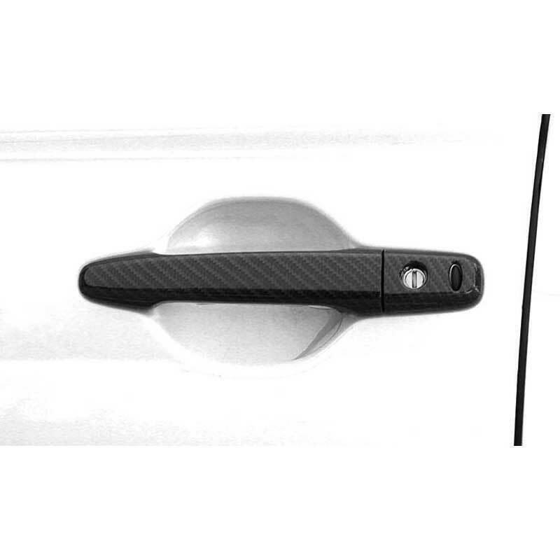 For Mitsubishi Outlander 2016-20 Carbon Fiber Outside Door Handle Cover Trim 8pc