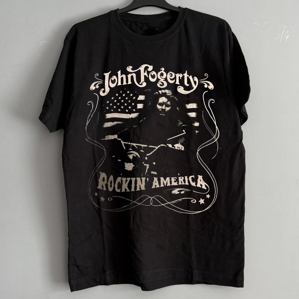 New John Fogerty Men Black S-235XL Tee 20D1200 Unisex T-Shirt L