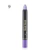 Bâton de crayon de fard à paupières nacré imperméable, 15 couleurs, paillettes durables, stylo d'ombre à paupières scintillant, Eyeliner, outils de maquillage pour les yeux