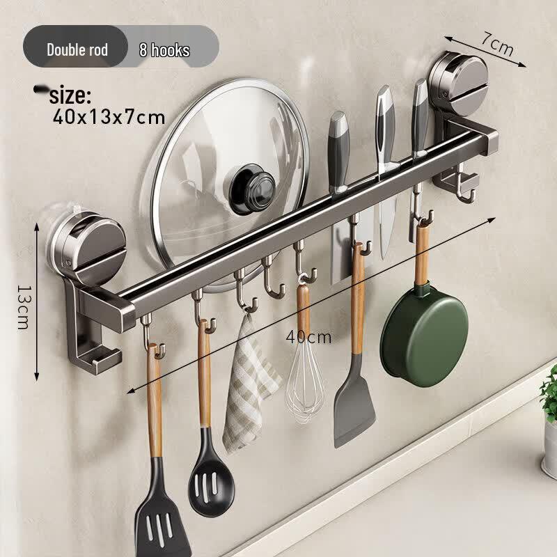 Abdo No-Drill Suction Kitchen Rack