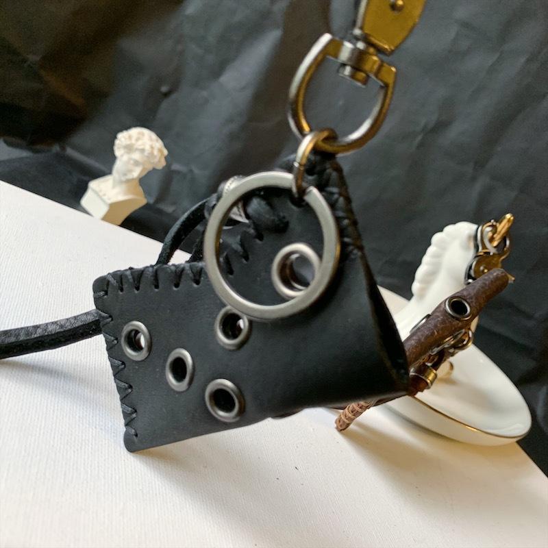 Retro Leather Case, Men's Storage Keychain, Key Bag, Waist Pendant.
