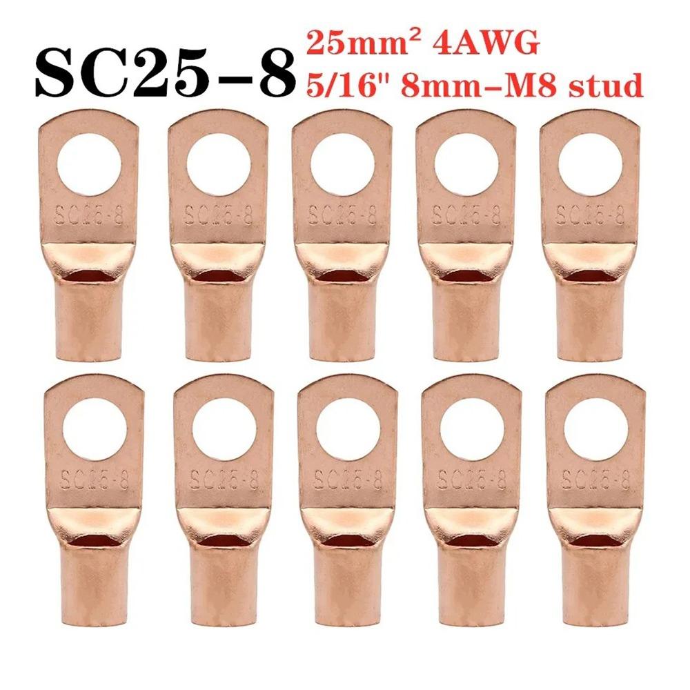 Wire Joint Copper Coppe Terminal Non-Insulated Small Terminal Block Terminal Lug Cable