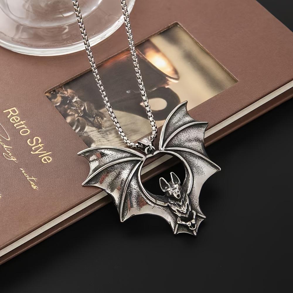 Dark Bat Necklace Pendant 60CM(Necklace Long)