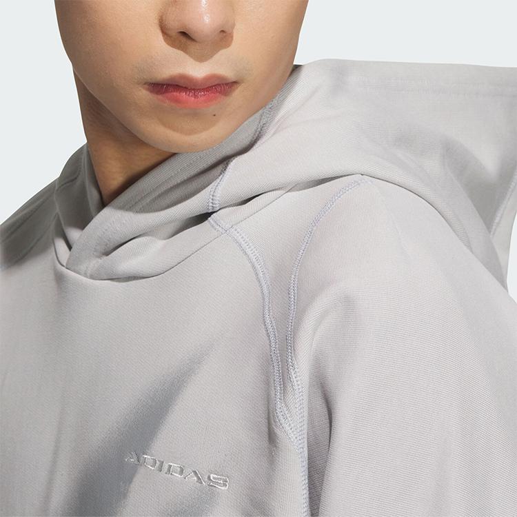 Adidas Fustl P Gfx Hd Casual Loose Fit Long Sleeve Hoodie Men Hoodies Light-Gray KA2459