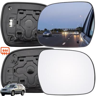 Ein Paar Seitenspiegelglas beheizt Für Lexus RX330 RX350 RX400H 03-08 Toyota Hilux 2005 - 2010