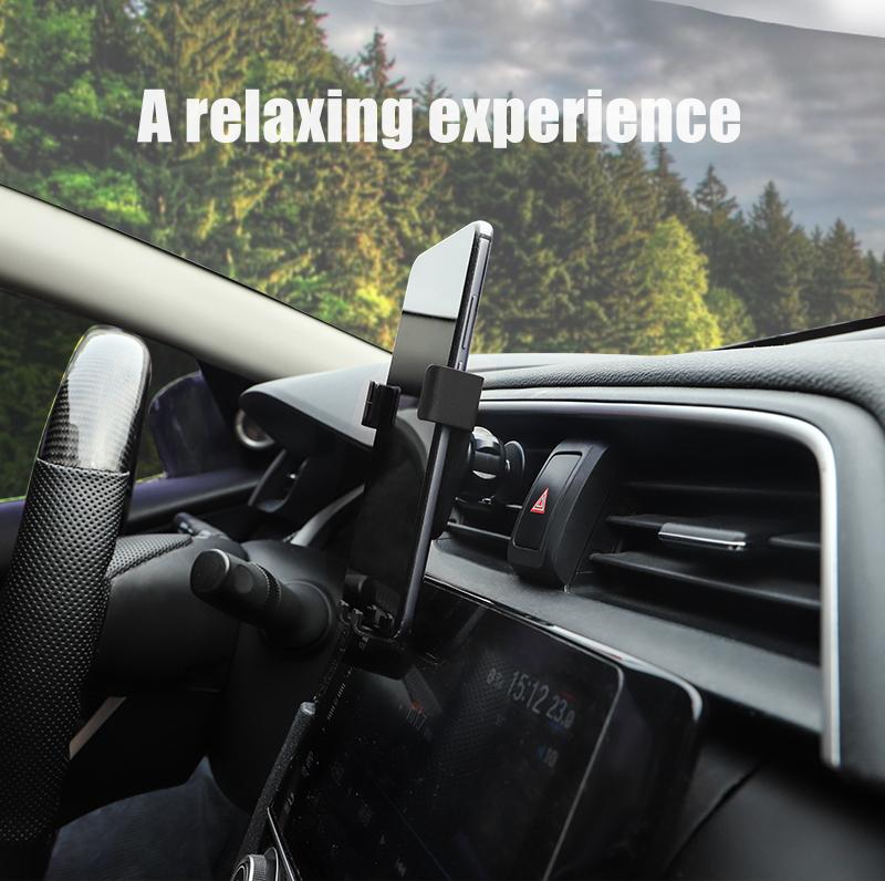 1 Stück Auto Handyhalter Schwerkraftsensor Lüftungsschlitz Halter Zubehör für Mitsubishi L200 ASX Attrage Eclipse Cross Xpander Outlander