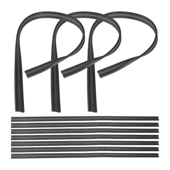 BESPORTBLE Wiper Replacement Rubber Set of 10 Car Wiper Rubbers 6mm Width Compatible For Flat Wipers Length 700mm General Purpose Type Great Value