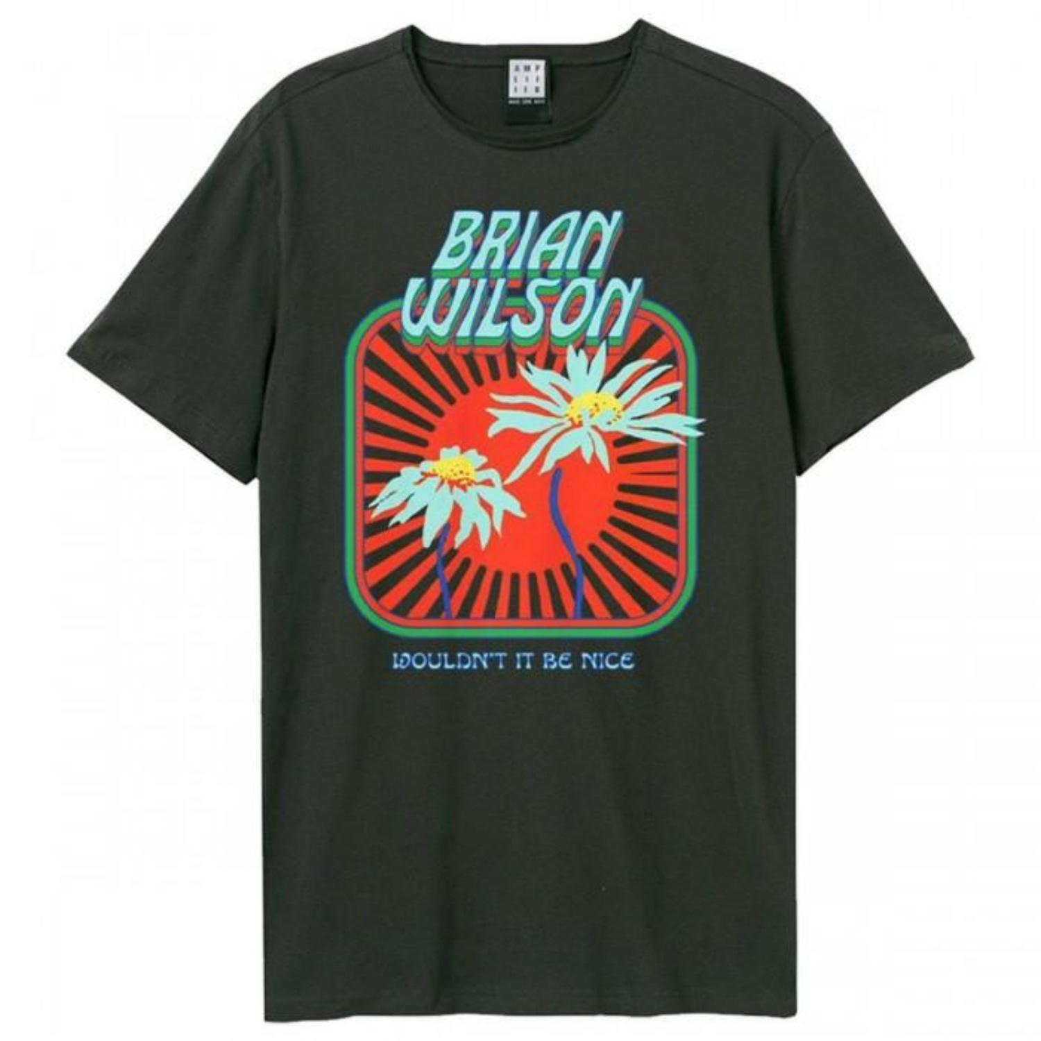 

Amplified Unisex Adult Flowers Brian Wilson T-Shirt S разноцветный