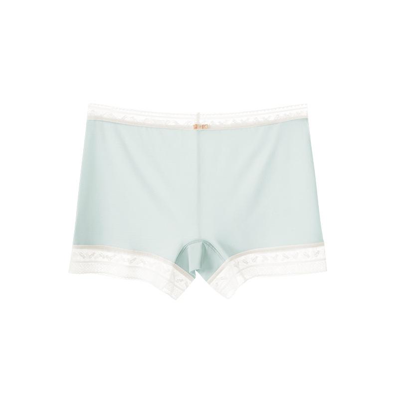 Women's Summer Thin New Lace Ice Silk No Trace Anti Go Out of Light Not Roll Up The Edge of The Underwear