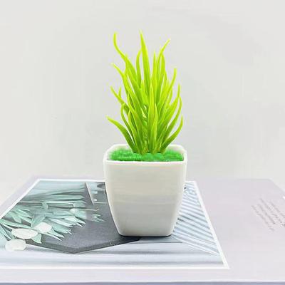 Simulácia Črepníková rastlina Malá mini domáca záhrada Aloe zeleň Umelé kvety Črepníkové domáce dekorácie