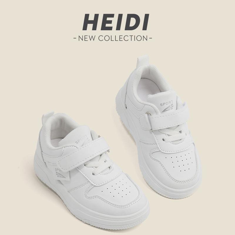 Kids White Breathable Soft Soled Casual Sports Sneakers Unisex For Boys Girls