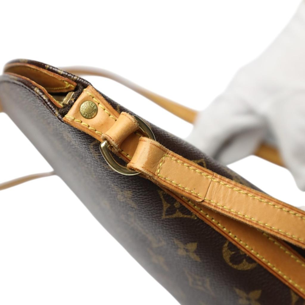 Louis Vuitton Monogram Drouot Shoulder Bag Monogram Canvas Brown Women M51290 Used