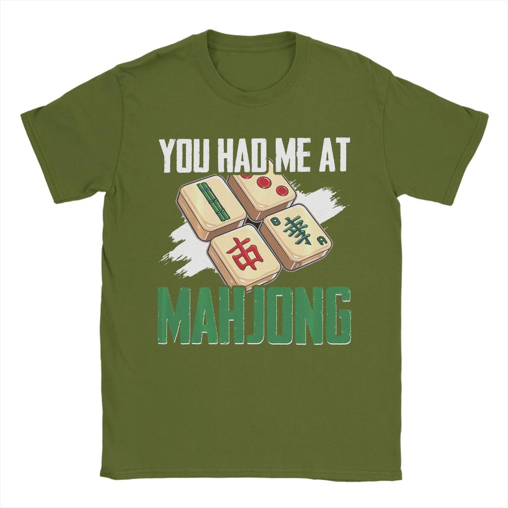 You Had Me At Mahjong Tile Game Player Mah Jong T Shirt For Unisexs Summer T-Shirts O-Neck Fashion Tees Plus Size Cheap Clothing