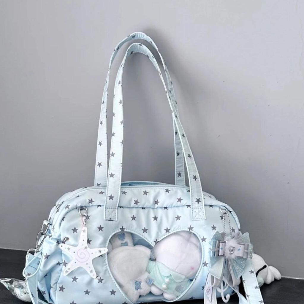 Star Angel Y2K Korean Sle Design Jk Large Capaci Single Oulder Crossbody Bag for Women Casual Pure Leisure Youth Bag
