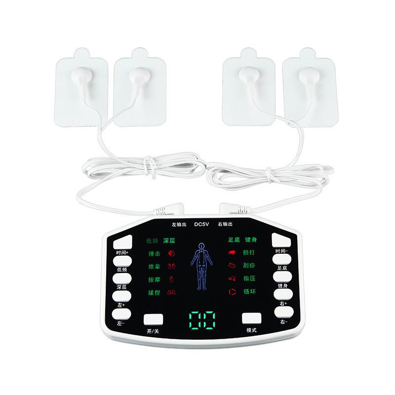 Charging Pulse Massager Household Medium and Low Frequency Physiotherapy Device Whole Body Meridian Electrotherapy Device