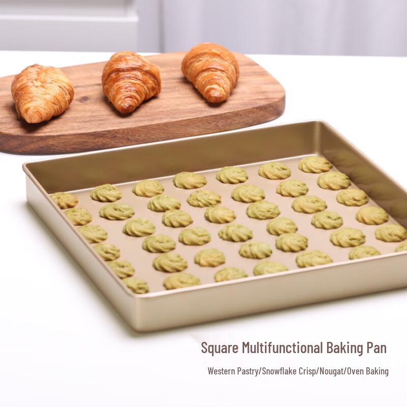 ZISIZ 11-inch Non-stick Square Baking Pans Set of 3