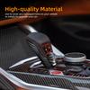 Real Carbon Fiber Gear Shift Knob Cover Car Interior Retrofitting for BMW M2 G87 M3 G80 M4 G82 G83 X3M F97 X45 F98 F95 2021-2025.