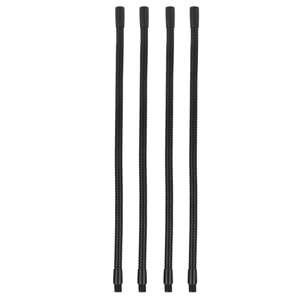 4 Pcs Gooseneck Lamp Hose Aluminium 10mm Caliber Flexible Table Desk Lamp Hose Lighting Fittings