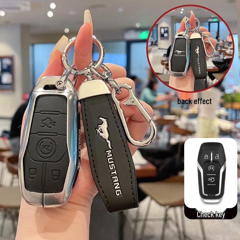 Compatible Key Case for Ford Taurus, Explorer, Mustang (2017-2018 Models)