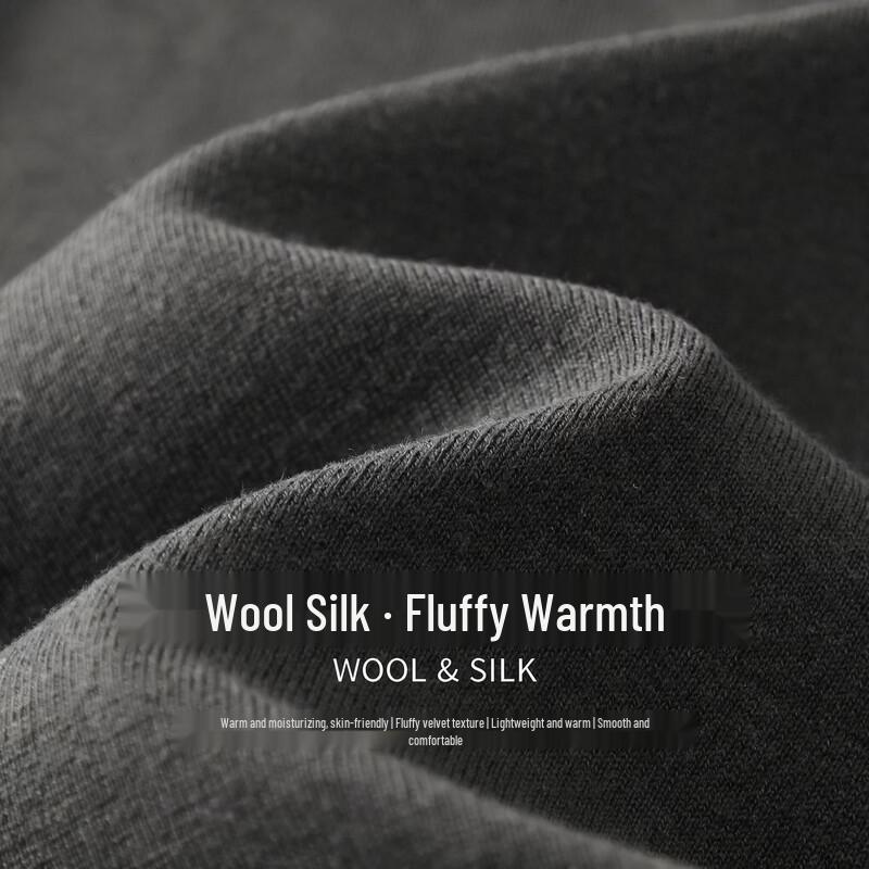 FIRS Men's Wool-Silk Blend Casual Knit Sweater
