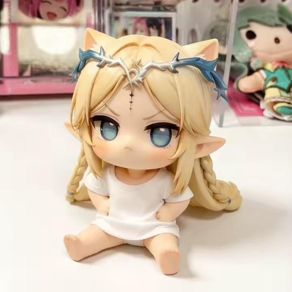 Wuthering Waves Cartethyia Kawaii Cartoon Figure - Anime Cosplay Desk Decor Sitting Model Collection Birthday Gift