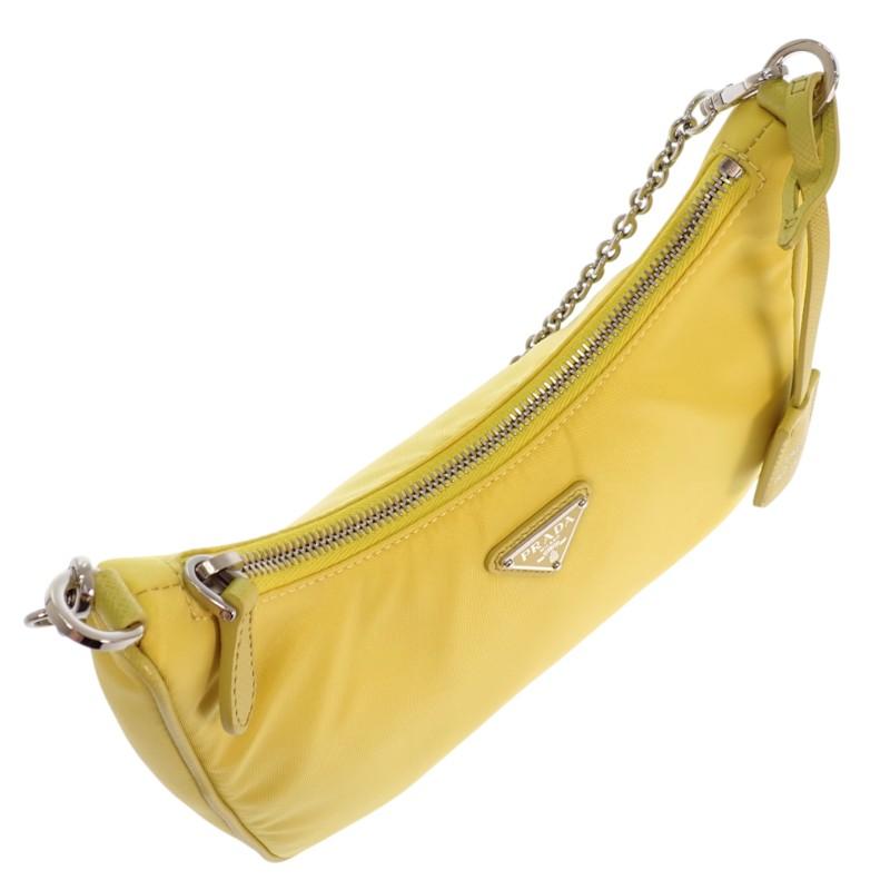 PRADA  1BH204 2WAY bag yellow/yellow Nylon Women