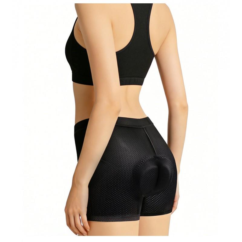 Womens Cycling Shorts With Gel Padding Road Mountain Bike Riding Sport Underwear