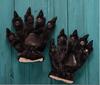 Women Men Warm Fashion Claw Paw Mittens Soft Plush Winter Furry Animal Claws Nails Glove Cosplay Costume Wearable Kid Gifts