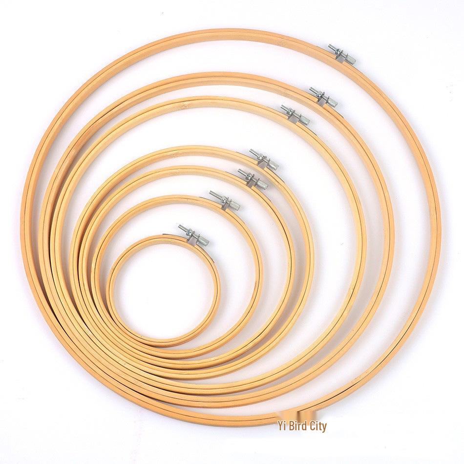 

Регулируемый бамбуковый вышивальный круг для вышивания крестом и цветочных дизайнов 23cm (9 inches)