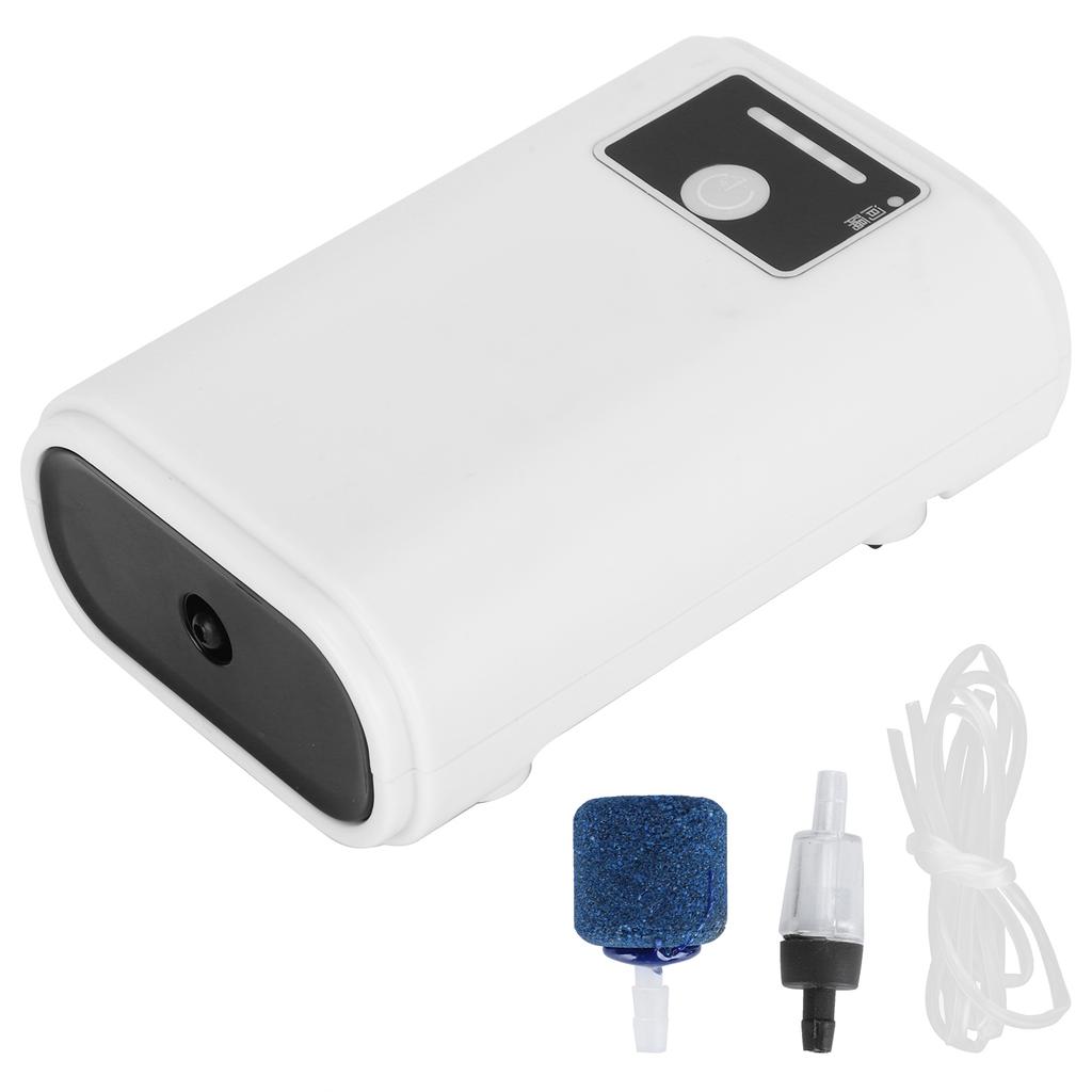 Single Outlet Aquarium UltraQuiet Air Pump Kit Fish Tank Oxygen Pump with Power Display(ZYN10