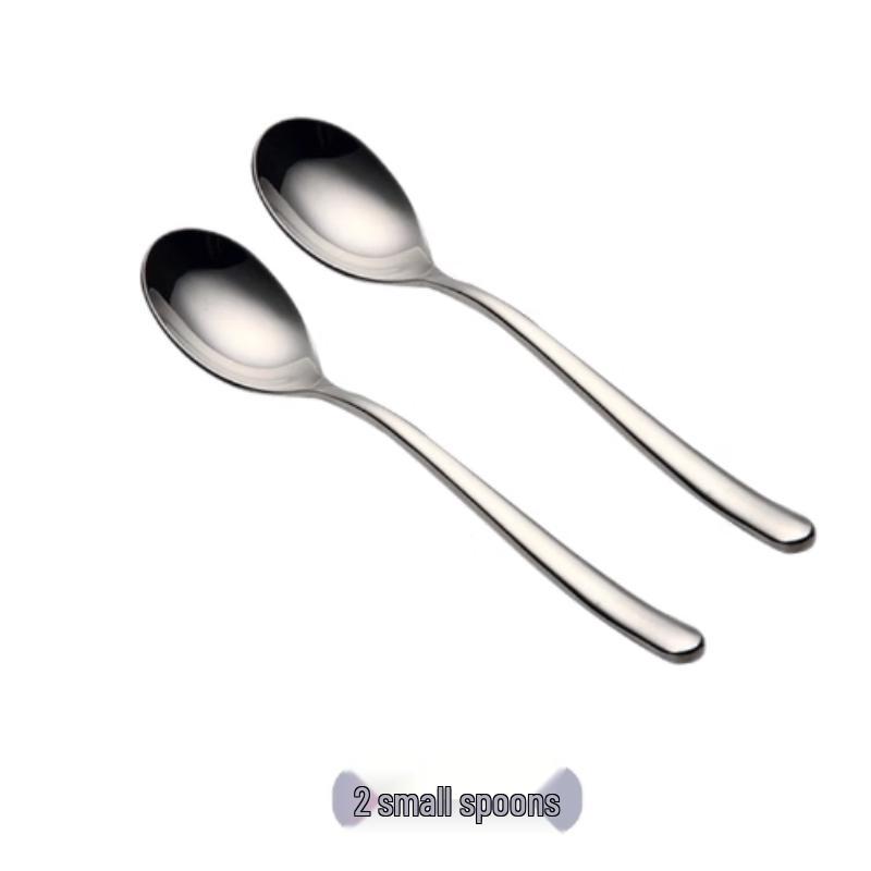 Mengzhang 304 Stainless Steel Small Spoons (2-Pack)