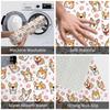 Cute Corgis Doormat Non-Slip Entrance Kitchen Bathroom Floor Door Mats  Toilet Rug Carpet Footpad