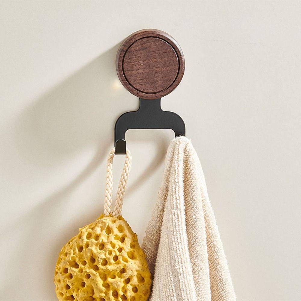 Wall Mount Wall Hook Waterproof Storage Holder Durable Suction Cup Hooks  Bathroom